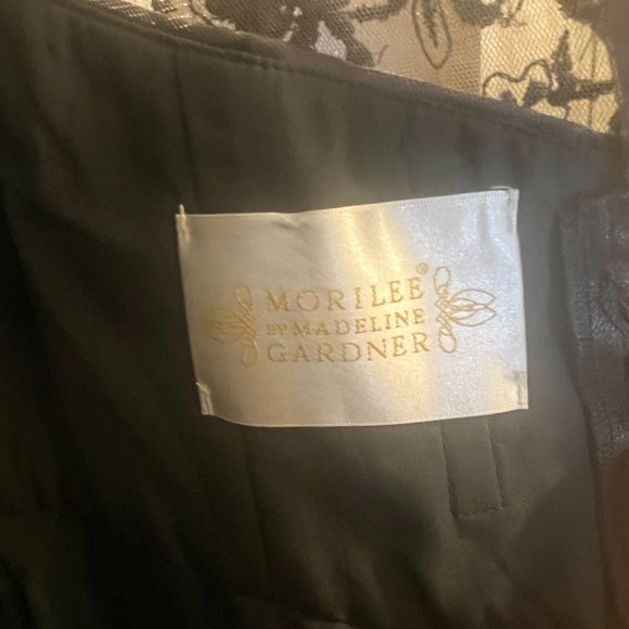 Prom Dress New Mori Lee With Tag Chic satin Grey Colour - Picture 6 of 7